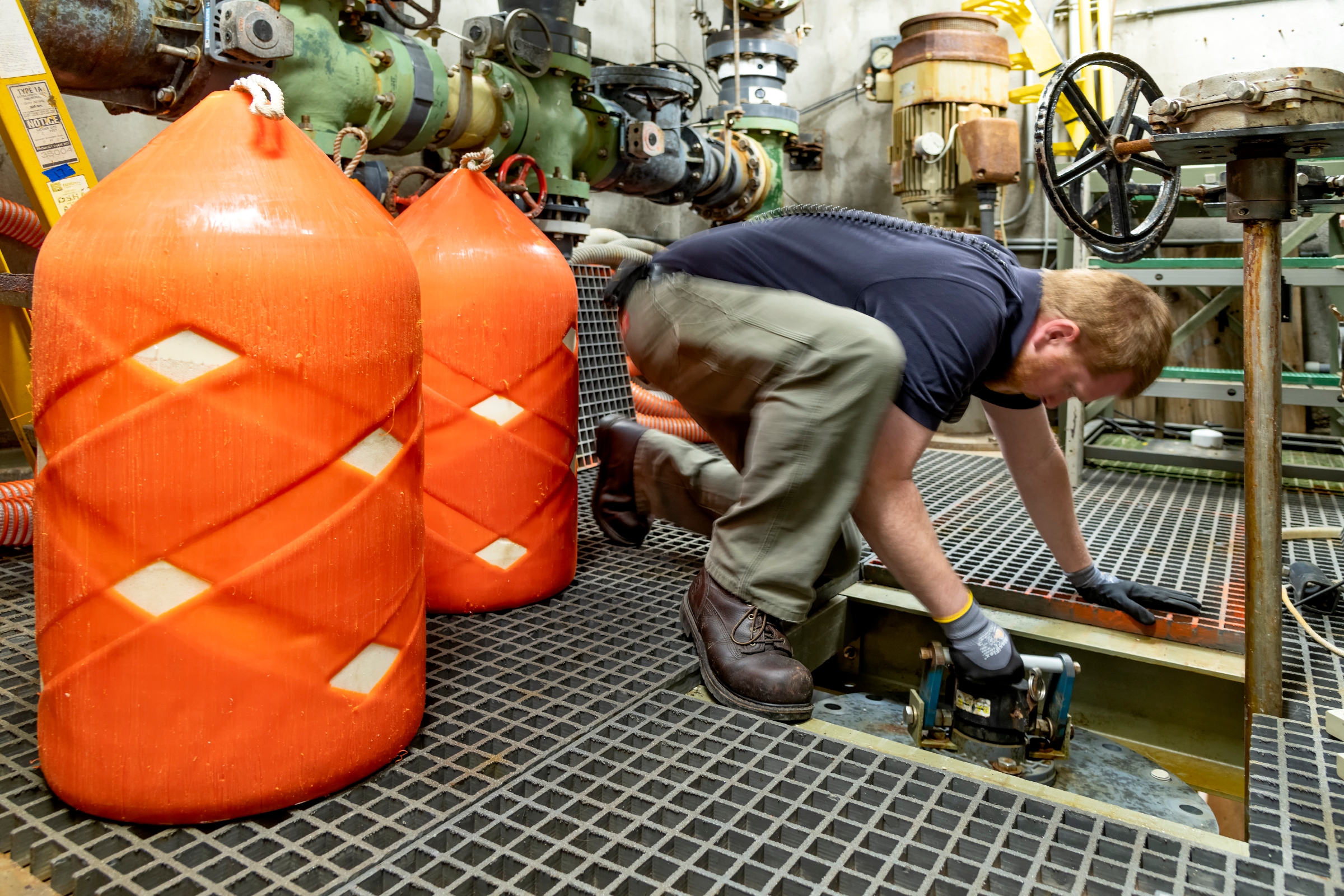 Behind the scenes look at pipe-cleaning tools called pigs