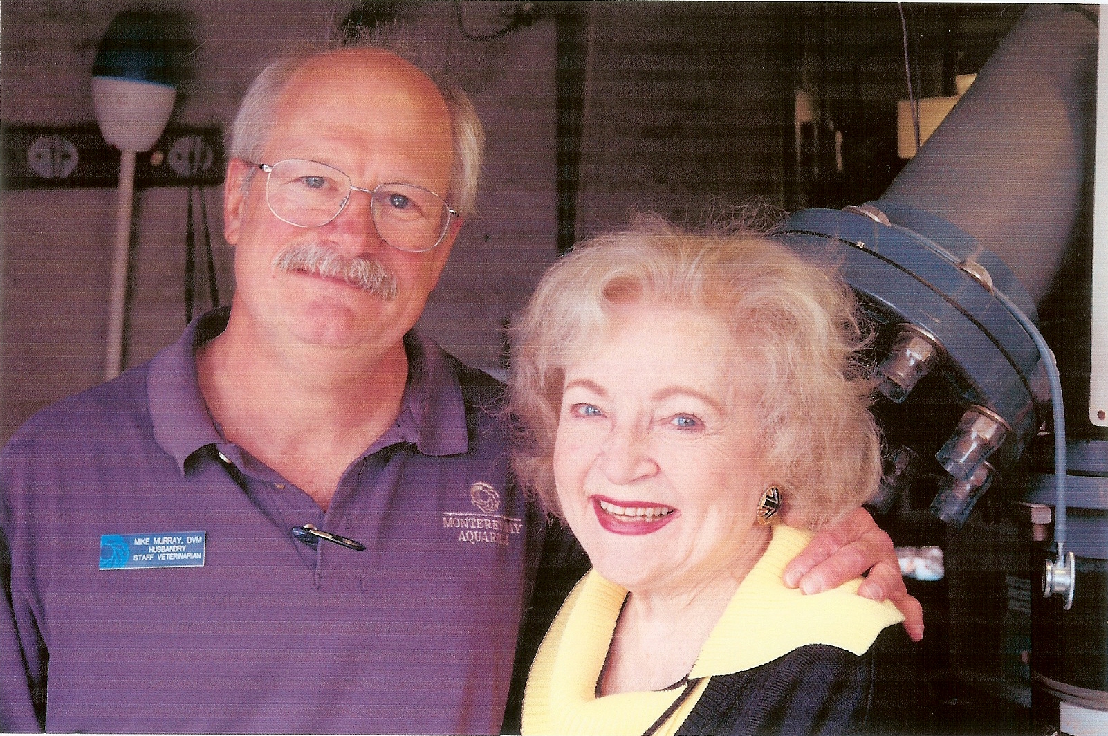 Dr. Murray with Betty White
