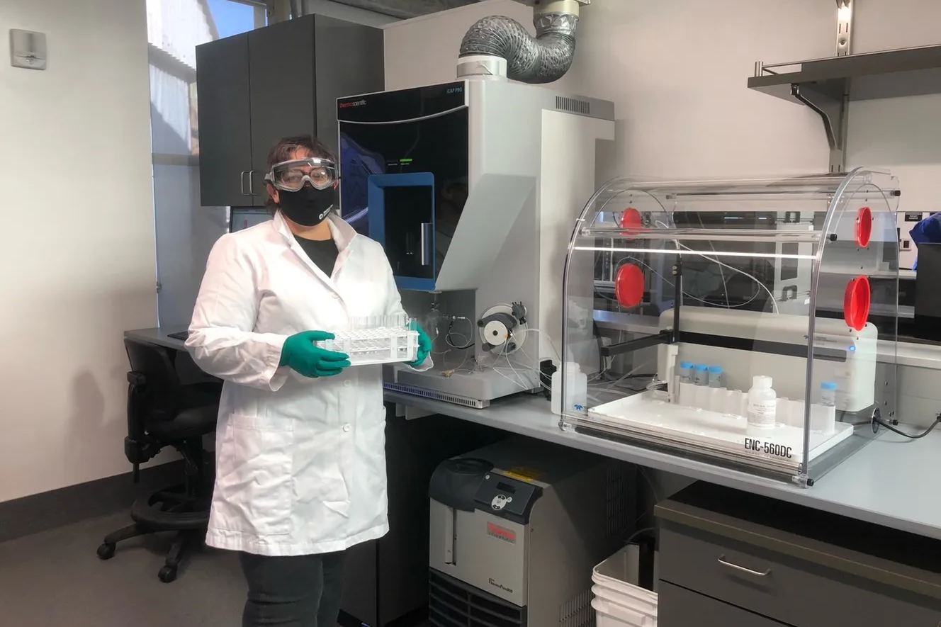 water science lab manager Karen Tuttle